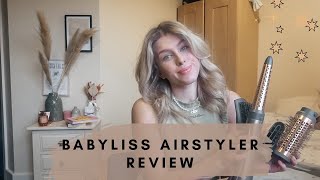 DIY Blowdry Babyliss Airstyler 1000 Review  Dyson airwrap dupe [upl. by Nodroj307]