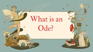 What is an Ode Ode in English literature [upl. by Klute]