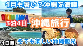 【沖縄旅行vlog】沖縄なら冬でも夏服で観光できる説 [upl. by Eves]