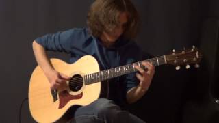 Boogie Shred  Percussive Acoustic Guitar Mike Dawes cover [upl. by Kal]