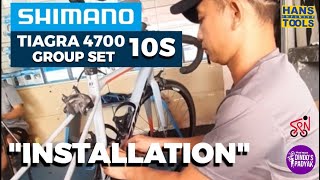 quotINSTALLATIONquot  SHIMANO TIAGRA 4700 GROUPSET [upl. by Hodosh36]