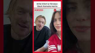 Billie Eilish and Finneas Support Kamala Harris Urge Voter Registration [upl. by Papke192]