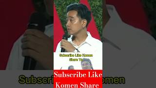 Pidato Tegas Wapres RI Gibran Rakabuming Raka prabowo gibran jokowi shorts wanloveofficial [upl. by Rimola702]