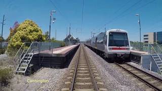 Transperth A series drivers view Perth to Thornlie amp return  real time [upl. by Einegue]