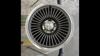 1977 Chrysler Cordoba restoration  Part 26  Polycast wheels [upl. by Notirb672]