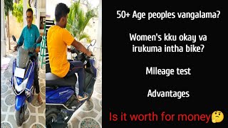 Suzuki Burgman Street Blue Color Review in Tamil  Happy Customer [upl. by Cyndi]