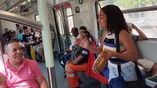 REPENTISTA NO TREM  PAI E FILHA [upl. by Odab404]