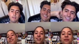 Mackenzie Ziegler and Boyfriend Isaak Presley On Instagram Live  September 21st 2019 [upl. by Akcirret]