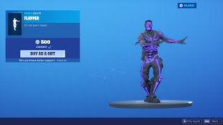 Fortnite Flapper EMOTE IS BACK 9419 Item Shop [upl. by Arimahs]