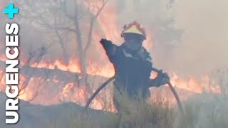 Pompiers en action lincendies de Lucéram [upl. by Aisena]