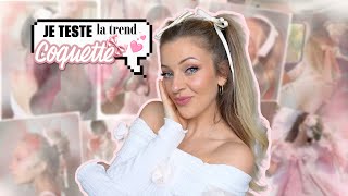 JE TESTE LA TENDANCE Coquette 🎀​ [upl. by Auqenet]