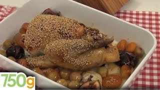 Recette de Pintade rôtie au miel  750g [upl. by Cousins]