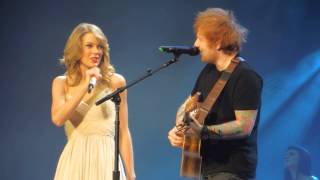 Taylor Swift amp Ed Sheeran  I See Fire Live in Berlin 020714 [upl. by Diver]