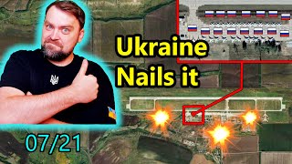 Update from Ukraine  Awesome news Ukraine hit the Important Military Airfield in Ruzzia [upl. by Regor67]