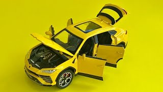 Unboxing of Lamborghini Urus 124 Scale Diecast Model [upl. by Falcone]