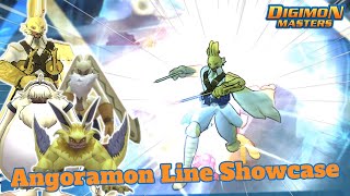 DMO Diarbbitmon amp Angoramon Line Showcase Skills amp Stats  Digimon Masters Online NADMO [upl. by Rexanna]