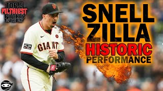 15 Strikeouts in only 6 Innings Blake Snells Historic Domination [upl. by Gunar]