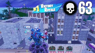 63 Elimination Solo vs Squads Wins Fortnite Chapter 5 Season 4 Ps4 Controller Gameplay [upl. by Eeslek]