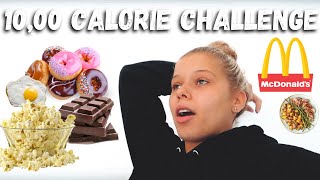 10000 CALORIE CHALLENGE  GIRL VS FOOD [upl. by Benkley68]