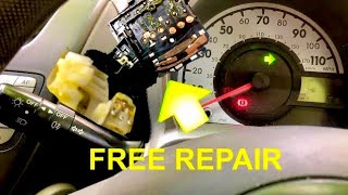 Citroen C1 Indicator Stalk Repair For FREE no new parts CityBugToyota AygoPeugeot 107 DIYHow To [upl. by Christianity]