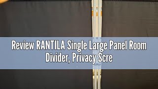 Review RANTILA Single Large Panel Room Divider Privacy Screen for Office Partition Separators Fre [upl. by Nodnarg]