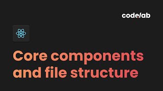 React Native Core Components amp File Structure [upl. by Jack]