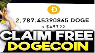 Claim Free 200 DogeCoin  Live Withdraw Proof Legit Doge Earning Site [upl. by Yaresed700]