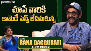 Exclusive Interview With Actor Rana Daggubati  greatandhracom [upl. by Mahseh853]