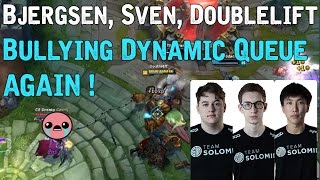 Bjergsen Sven Doublelift Bullying Dynamic Queue Again  ft Hauntzer Sneaky Turtle [upl. by Odirfliw]