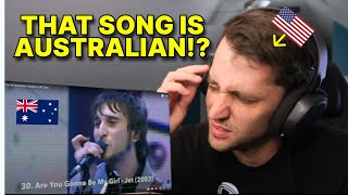 American reacts to the Top 30 Australian Hit Songs of All Time [upl. by Dahcir]