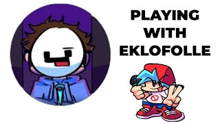 Roblox Funky Friday Against a Youtuber eklofolle Vs Tree DAW Wars Vs Herobrine  Roblox Fnf [upl. by Dolley]