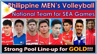 OFFICIAL Lineup Philippine National Mens Volleyball Team  SEA Games 2022 [upl. by Willcox]