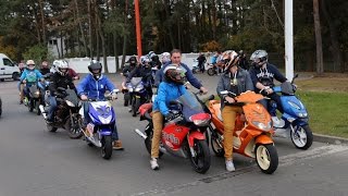 Zlot skuterów i motorowerów w Ostrołęce [upl. by Artened]