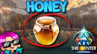 WHERE TO FIND HONEY  THE CENTER  Ark Survival Ascended [upl. by Hsirap]