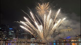 Darling Harbour Fireworks  April 22 2023 [upl. by Huttan]