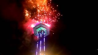 2015 New Years Eve Fireworks Gatlinburg [upl. by Nywroc624]