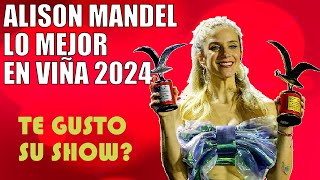 QUE OPINAS de LA HUMORISTA ALISON MANDEL lo MEJOR en VIÑA 2024 [upl. by Erin983]