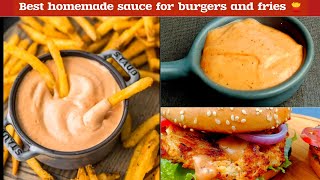 Best dipping sauce for all burgers and fries  Best burger sauce  Eat yummyy [upl. by Santini]