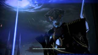 Mass Effect 3 Endgame goodbyes Javik version 1 suicide plans From Ashes DLC [upl. by Eseela]