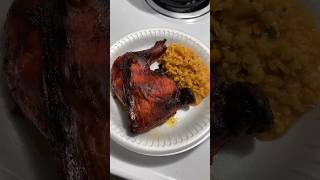 Chicken achiote with rice foodie foodlover food foodshorts chicken [upl. by Richy]