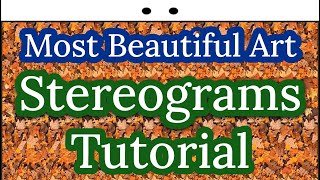 How To See Stereograms Tutorial Parallel Vision [upl. by Olwen219]