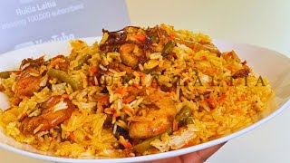 Biryani ya kamba  Kupika Biryani yakuchanganya kwa njia bahisi na haraka [upl. by Ruyam452]