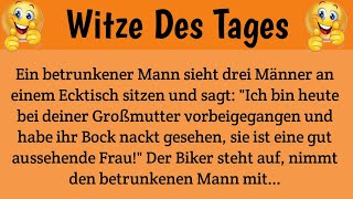 Lustige Witze  Ein Betrunkener und ein Biker LUSTIGER WITZ FÜR ERWACHSENE 😂 [upl. by Otrebla]