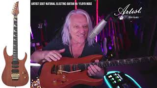 Artist SS87 Electric Guitar With Floyd Rose Review by Peter Northcote [upl. by Monro]