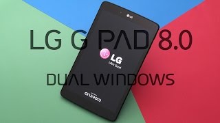 LG G PAD 80  DUAL WINDOWS REVIEW [upl. by Polik]