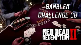 Red Dead Redemption 2  Gambler Challenge 8  Win 3 Hands Of Blackjack With 3 Hits Or More [upl. by Warga995]