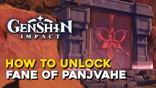 Genshin Impact How To Unlock Fane Of Panjvahe Domain [upl. by Aphra143]