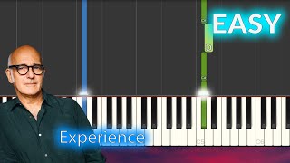 Ludovico Einaudi  Experience EASY Piano Tutorial [upl. by Kamila862]