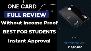 One card detailed review  Best FD card  No income proof  techsago  Credit card  Tamil [upl. by Ofelia]