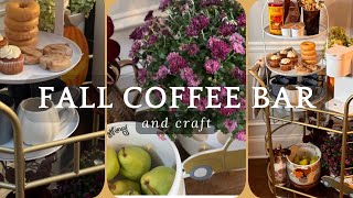 THE COFFEE CART MAKEOVER THAT WILL ELEVATE YOUR FALL MORNING [upl. by Idnac372]